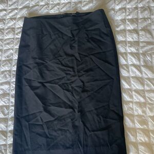 Theory Black Knee-Length Pencil Skirt for Work